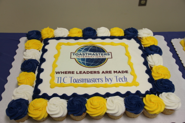 Sheet Cake with Toastmasters Logo
